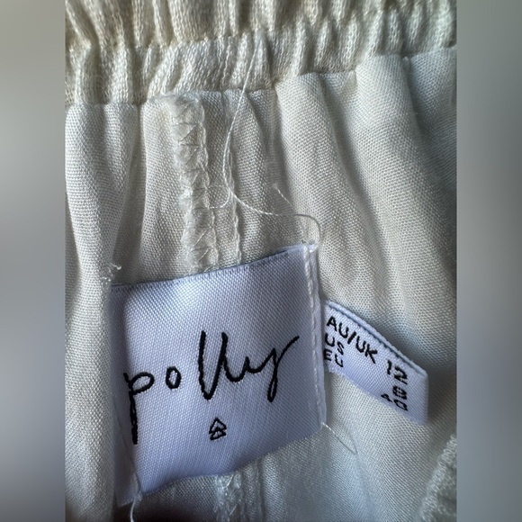 Women's White Shorts - Picture 3 of 4